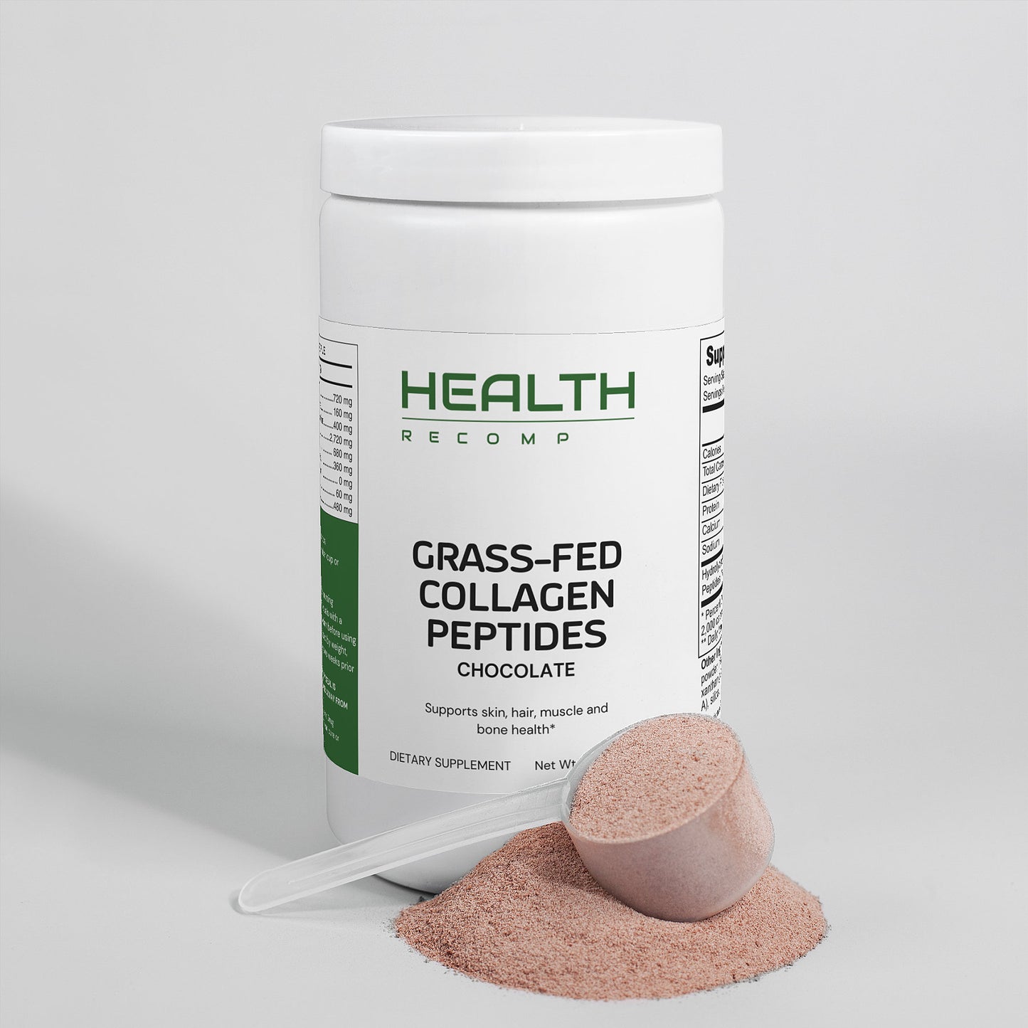 Grass-Fed Collagen Peptides Powder (Chocolate)