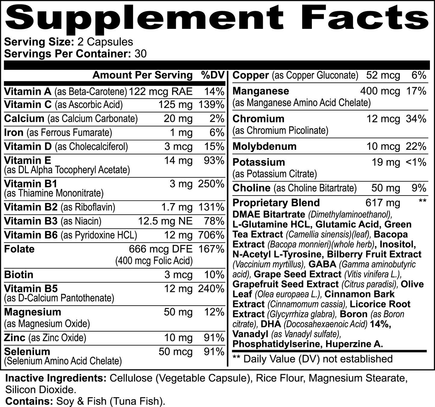 Nootropic Focus Formula